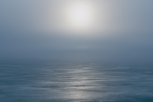 Blue Hour on Ice Print