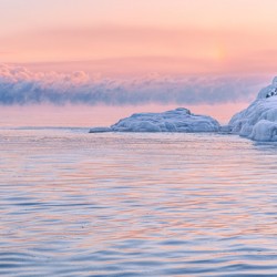 Pink Sunrise on Lake Superior