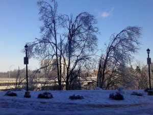 Ice storm in Toronto