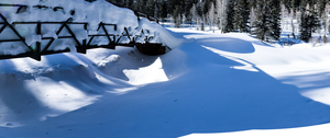 snowy aspen mirror bridge