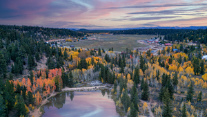 duck creek village in fall