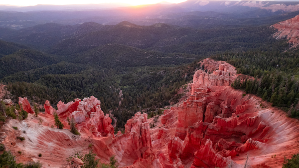 sunset over strawberry point  Print