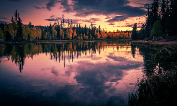colorfull Aspen sunset by Photo Mahler