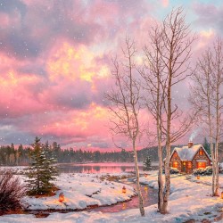 TK inspired duck creek pond cabin on the pond 