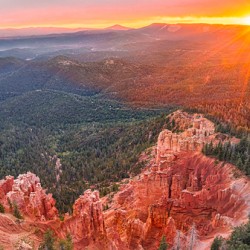 strawberry point sunset