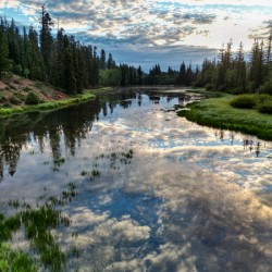sunrise over Aspen mirror lake