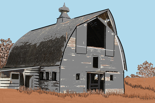 Big Stone County Barn by Susan Rook Lundell