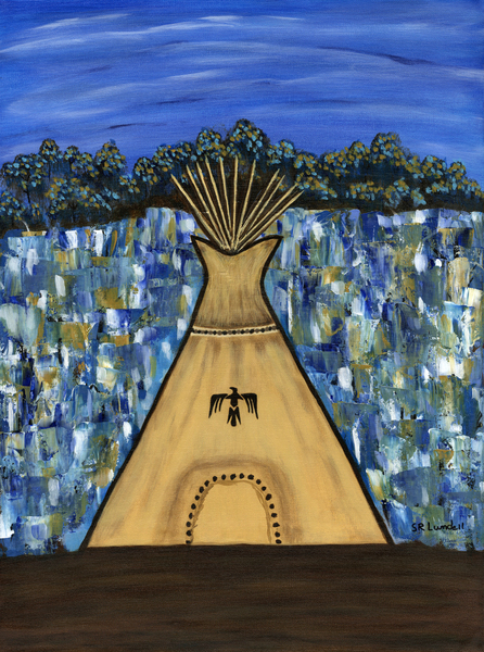 Teepee Print