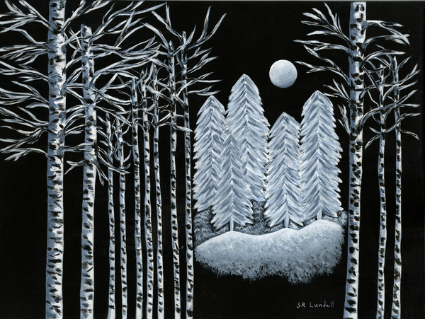Snow Moon Print