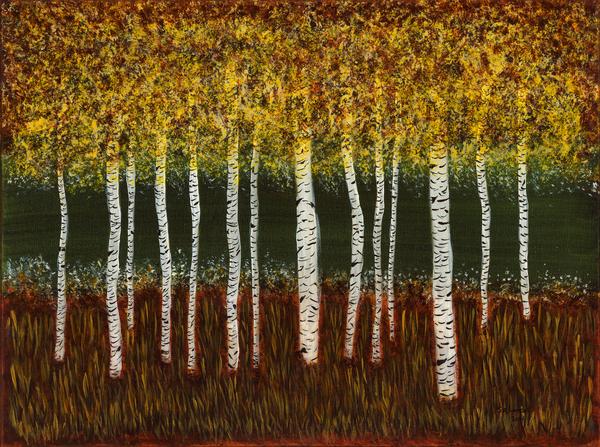 Birch Trees Print