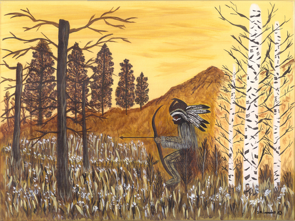 Native American Hunting by Susan Rook Lundell