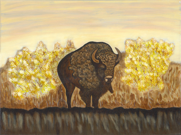 Noble Bison Print
