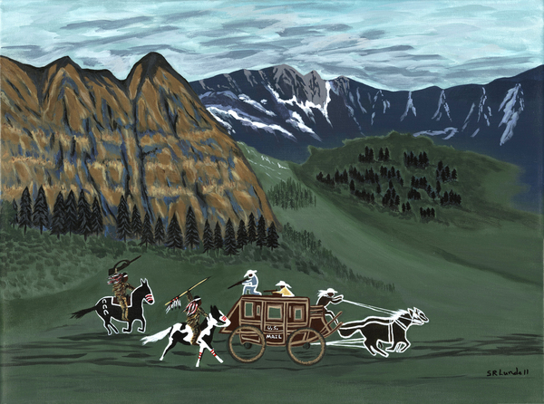 Stage Coach Print