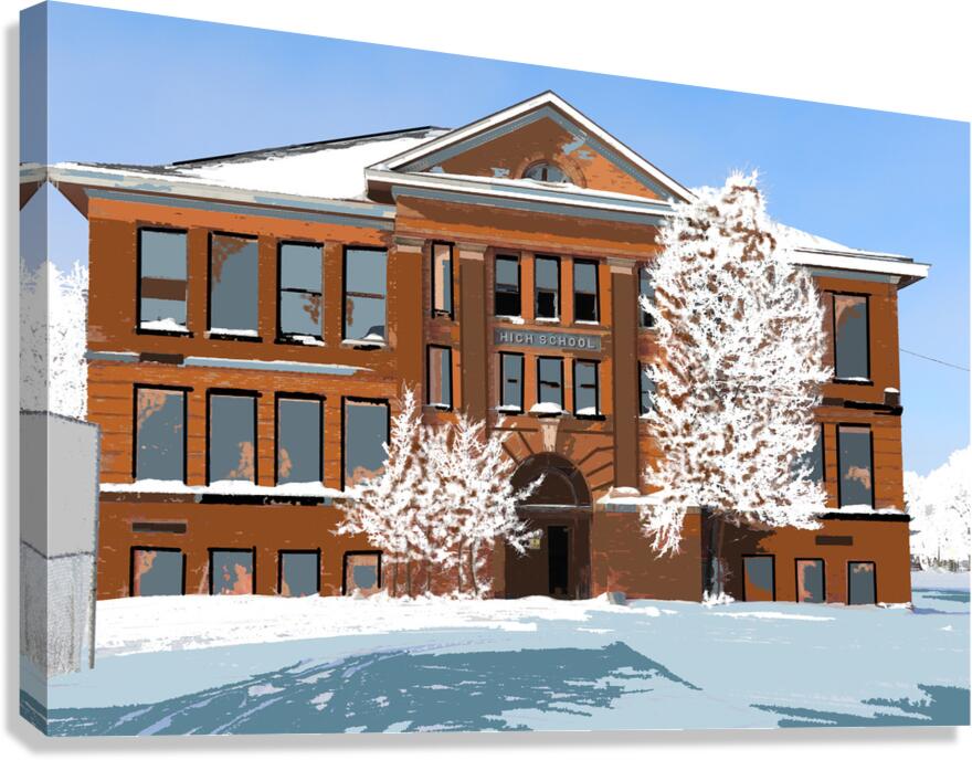 Beardsley School Canvas Print