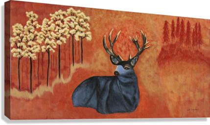 Mule Deer Canvas Print