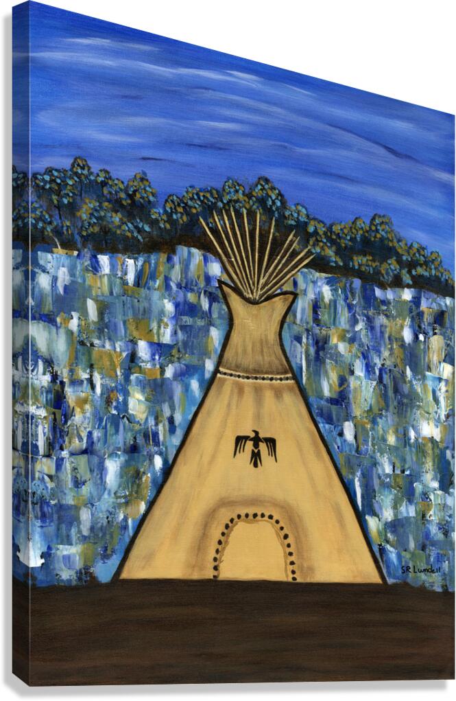 Teepee Canvas Print
