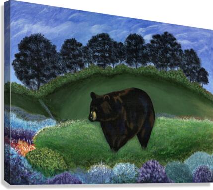 Black Bear Canvas Print