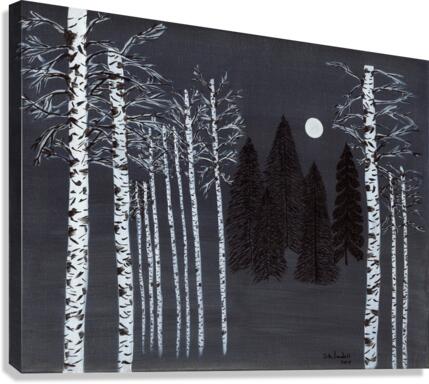 Buffalo Moon Canvas Print