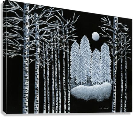 Snow Moon Canvas Print