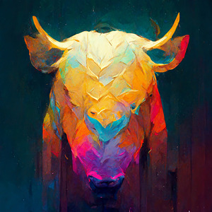 Abstract Bull