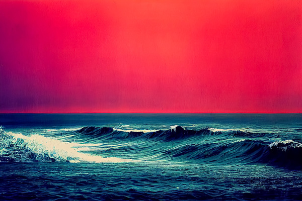 Ocean Waves Print