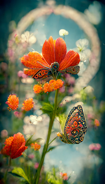 Butterfly Garden by Dustin Hahn