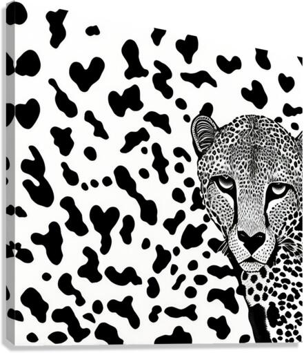 Camo. Impression sur toile