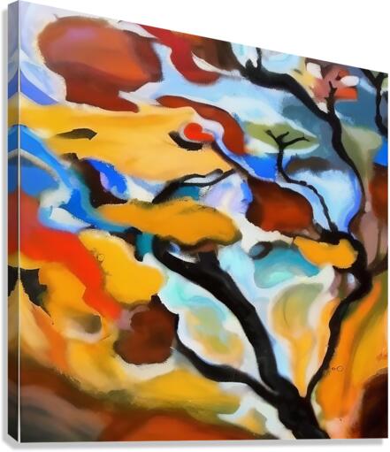 Distortion. Abstract. Impression sur toile