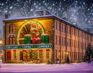 Cortland Corset Company Christmas art
