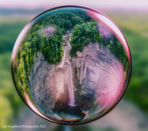 Fisheye view of Taughannock falls