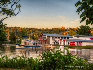 Big red boat house - Ithaca NY