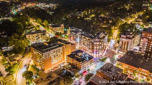 Ithaca NY at night 2023
