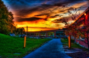 School Sunset