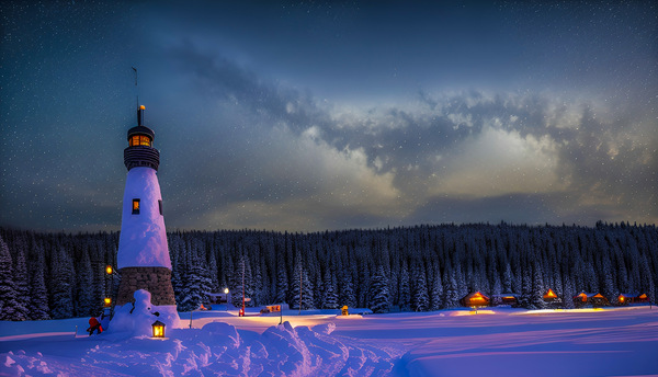 Lansing NY lighthouse on Cayuga Lake by Joseph Scaglione III