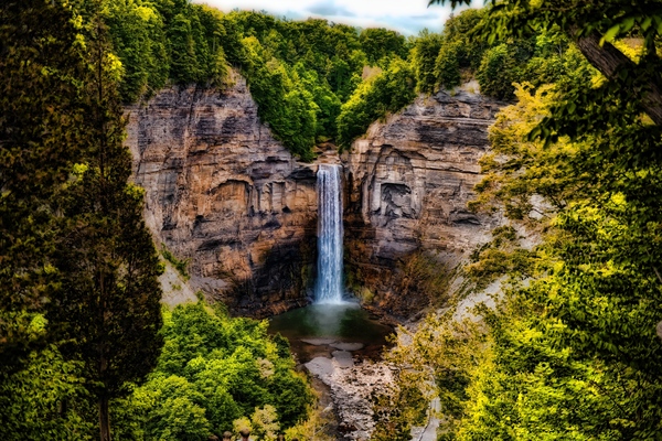 Taughannock Falls the heart of the finger lakes by Joseph Scaglione III