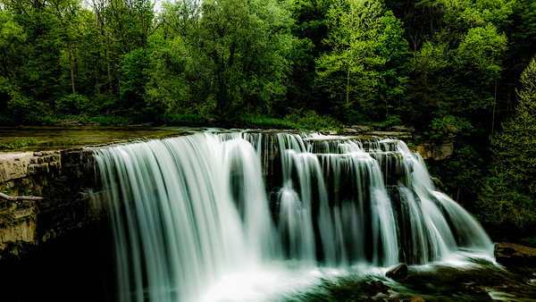 Ludlowville Falls   Upstate ny  by Joseph Scaglione III