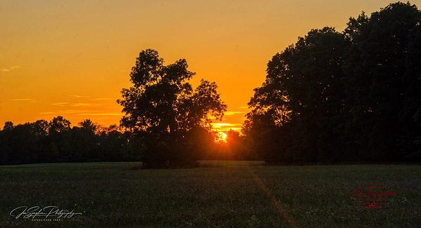 Sunset on the golf course - Enfield NY by Joseph Scaglione III