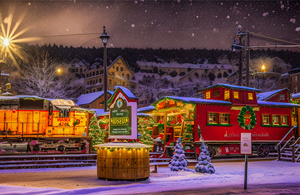Christmas train to Sayre by Joseph Scaglione III