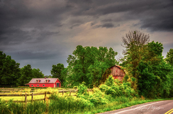 Country Farm before the storm by Joseph Scaglione III