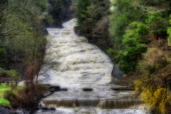 Buttermilk Falls Ithaca by Joseph Scaglione III