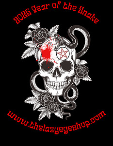 2025 Year of the Snake Metal Music Design 