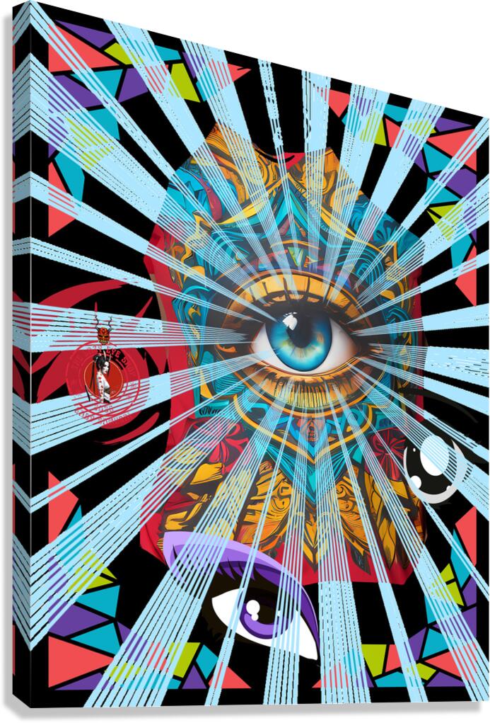 TLES EYE DESIGN Canvas Print