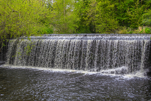 Water of Leith Weir in Dean village - Edinburgh - SCOTLAND