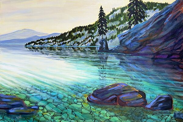 Cove At Pauls Tomb Print