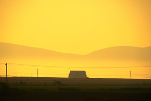 Sunrise in the countryside