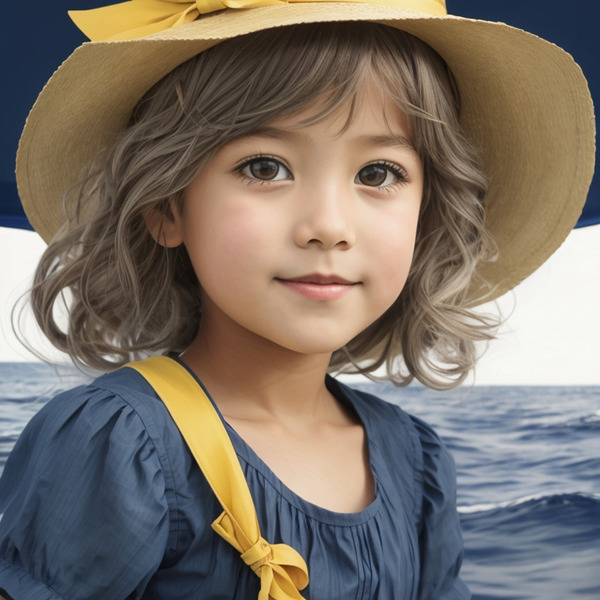 Cute baby girl Print