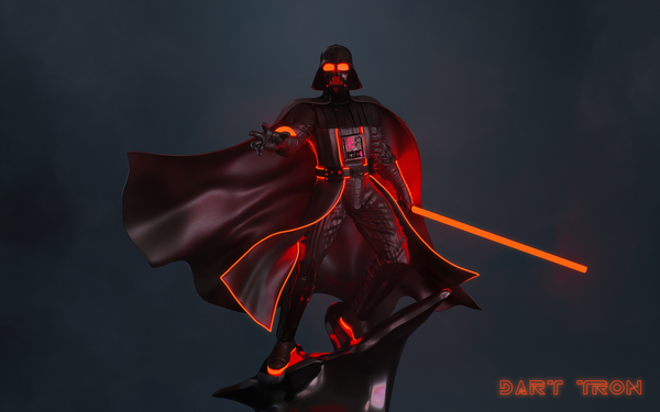 Darth Tron - Orange 16k by PopVader