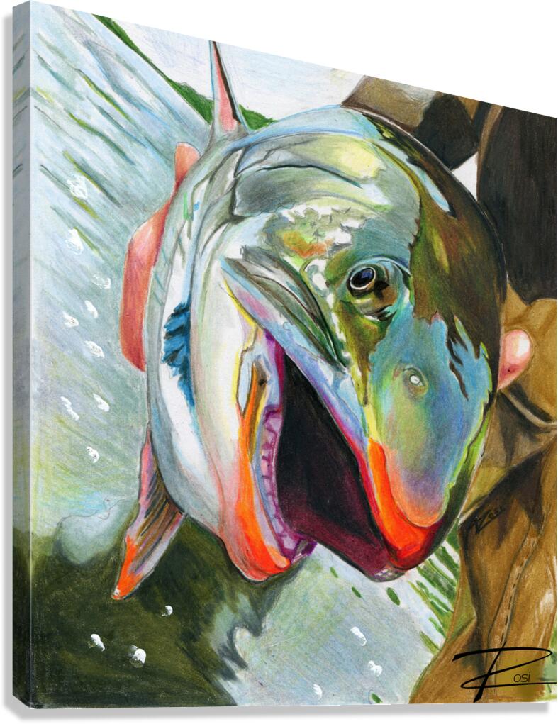Char Canvas Print