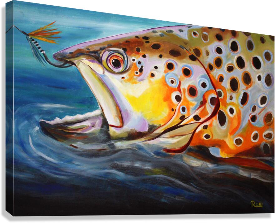 Hooked Canvas Print