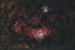 Lagoon  Trifid Nebulae 